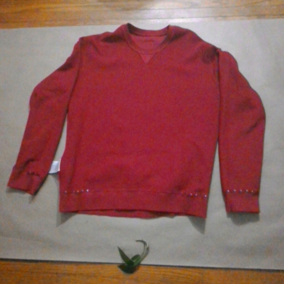 Valentino Rockstud Embellished Red Sweatshirt - Picture 6 of 9